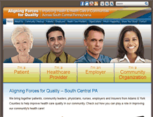 Tablet Screenshot of aligning4healthpa.org